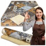 Allvo Futószőnyeg Gumírozott vinil vízálló 77x250 cm konyhai szőnyeg (D6798)