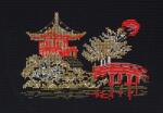  Keresztszemes hímzőkészlet Abris Art Japán-1 15x10 cm (AH-097)