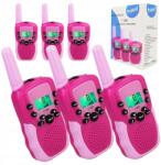 Stator Walkie Talkie Gyerekeknek Szett 3 Db-os Rövidhullámú Adóvevő Gyerekeknek LCD 3+ (Z3004R)