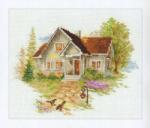  Keresztszemes hímzőkészlet Júliusi ház 18x14 cm (3-20)