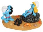 EBI Aqua Della Smurf Akvárium dekoráció Hupikék törpikék és Erős a tengerparton (4047059472569)