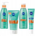 Nivea Derma Skin Clear arclemosó gél tonik peeling 40ml+150ml (tonik peeling oczyszczający złuszczający)