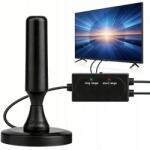  Erős Aktív Szoba Antenna DVBT2 Tv Fhd 4K MUX-8 Lte Erősítő Mágnes (Qiravoxx0634)