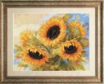  Keresztszemes hímzőkészlet Napraforgó álmok 40x30 cm (2-30)