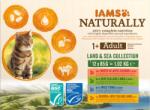 Iams Naturally Adult Cat Land & Sea Collection ízkeverék macskáknak 12x85 g