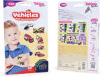 Alista Home Set Tatuaje Temporare pentru Copii cu Vehicule, 53 Autocolante (GLB_TY50272)
