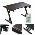 Huzaro Iskolai Gamer Íróasztal Huzaro Kis Ifjúsági 120x70cm Led Rgb fogantyú (HZ-HERO 2.4 RGB BLACK)