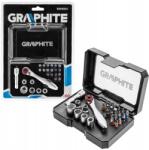 GRAPHITE Bit és dugókulcs készlet racsnival 26 db-os 56H604 Graphite (56H604)