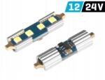 Vision Lighting Izzó Vision Festoon SV8.5 36mm 12/24V 4x 3030 Smd Led, polaritásfüggetlen, Canbus,