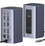 Baseus Nomos NU1 Air Spacemate dokkoló állomás 12in1, Pd 100W (szürke) (B0114400)