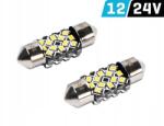 Vision Lighting Izzó Vision Festoon SV8.5 31 mm 12/24V 12x 2016 Smd Led, Canbus, fehér,
