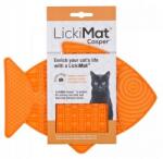LickiMat Classic Casper hal csíkos puha narancssárga (9349785000692)