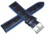 Diloy Bőr-szilikon Óraszíj Diloy 22 mm (420.22.52)