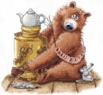  Keresztszemes hímző szett Tea party (CH-11)