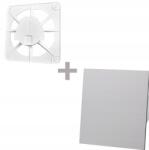 airRoxy Szellőzőrács dRim 150x150 plexi szürke (02-300 + 01-164)
