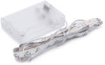Alista Home Banda LED alb cald 1m cu 3 baterii AA, SMD 2835, lumina ambientala portabila (GLB_55884)