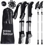 VERK GROUP Sétáló Botok Nordic Walking Trekking Összecsukható Huzat Szett (14707_S)