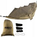 Neo Tools Neo Turisztikai Hordozható Hamak Szúnyoghálóval Túrázáshoz, Túléléshez, Kempingezéshez, Bushcraft-hoz 63-123 (63-123)