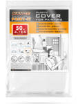 Alista Home Folie protectie vopsit, 4 x 12.5 m, folie plastic HDPE acoperire mobilier si podea, protectie renovare (GLB_11203D)