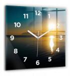 Ora Edzett Üveg Modern Csendes Napfelkelte Tájkép 60x60 (010010500080100273660)