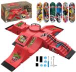 Goaduoynt Fingerboard Skatepark 6in1 Gyerek Szett 6 Rámpa 6 Gördeszka (6979905256161)