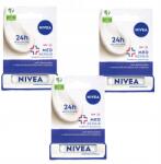 Nivea Med Repair Ápoló hidratáló ajakrúzs 24 órás SPF15 4.8g x3