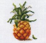  Keresztszemes hímzőkészlet Ananász 8x10 cm (0-165)