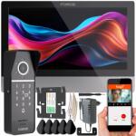 Force Videó Kaputelefon Force Myway 10" Fekete WiFi Tuya Kulcstartók (MT-10"B-T-4W + GS-1080p-RK-4W)