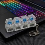  Led Billentyűzet Kulcstartó Fidget Clicker Stresszoldó játék (6978991472622)