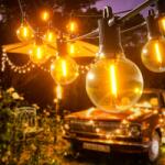  Kawaya 10M Kültéri Led girland 15+1 izzó IP65 Meleg fehér (NN1PB)