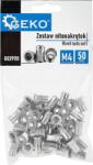 Geko Alumínium szegecsanya készlet M4 0.5-2.0 mm 50 db (G02911D)