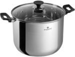 BLAUMANN Rozsdamentes acél fazék fedővel 26 cm Gourmet Line (BL-3825)
