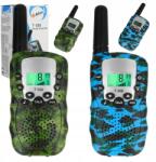Allvo Walkie Talkie 2X Rövidhullámú Toki Könyökök Gyerekeknek LCD Képernyő Hatótávolság 3KM (Z3326)