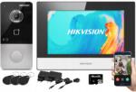 Hikvision Videó Kaputelefon Video Ip kaputelefon LCD Hikvision Apka (DS-KIS603-P(B))