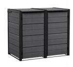 Keter Hide Away kerti szemetesláda 2 x 240 l szürke (007675)