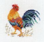  Keresztszemes hímzőkészlet Kakas 9x10 cm (0-172)