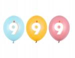PartyDeco 30 cm-es Lufik , 9 db, vegyes (1 csomag 50 db)