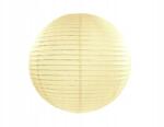 PartyDeco Papír lampion, krémszínű, 25cm (LAP25-079)