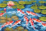  Koi ponty keresztszemes hímző készlet (K-49)