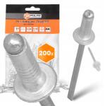 Polax 200x Törhető szegecsek 3, 2x10 mm Alumínium horganyzott Acél Strapabíró Ni 9T (37-005(X4))