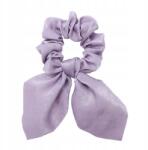 Sajbazar radír frottír scrunchies csomózott sál masni lila pin up haj (g16-81)