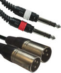 Accu-Cable AC-2J6S-2XM/3 2x jack Stereo 63/2x XLR