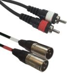 Accu-Cable AC-2XM-2RM/5 2x XLR male to 2x RCA cinch