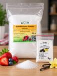 FloraVita Gyümölcscukor 250g fruktóz gyógyszerkönyvi, élelmiszer minőség + 5 g vanillin 99 %-os vanillia