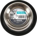 M-PETS Crock NEW Rozsdamentes acél tál gumival, XS 0, 18 l