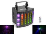 Beamz Magic1 (9x3W) RGBAWP 24 optikás + UV + Stroboszkóp DMX derby fényeffekt - pepita