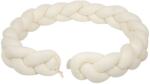 Bimbidreams Protecție împletită pentru pătuț Bimbidreams - Basics, 200 cm, White (8435629203167)
