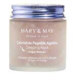 Mary And May Masca pentru noapte cu galbenele si peptide, 110g, Mary and May Masca de fata