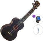 Mahalo MH2WTBK Basic SET Transparent Black Koncert ukulele