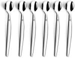 TYPEC Set 6 lingurițe pentru espresso Lou Laguiole Jet, inox 18/0, finisaj lucios tip oglindă, 11 cm, Argintiu Tacam